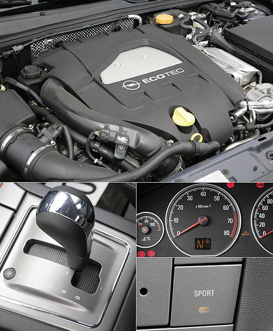 这一具2.8升V6涡轮增压引擎,是OPC顶级性能车型255匹调降为250匹的版本。在开启sport模式之后,延后换档时机拉高转速,更能发挥出引擎的威力。