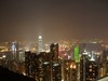 香港太平山顶~港九夜景