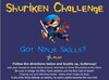 Shuriken Challenge(忍者Shuriken的挑战)